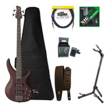 Contra Baixo 4 Cordas Yamaha Trbx504 Ativo 3 Bandas + Kit