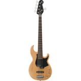 Contra Baixo Eletrico Yamaha 5 Cordas Bb235 Natural Satin Acabamento Do Corpo Envernizado Orientação Da Mão Destro
