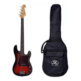 Contra Baixo Sx 4 Cordas Spb62+ Precision Bass Com Bag Bb400