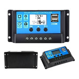 Controlador Carga De Painel Solar 10a Regulador Com Lcd Usb