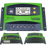 Controlador Carga Painel Solar 40a Usb 12/24v Pwm Lucky