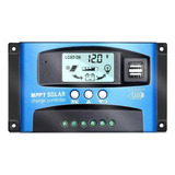 Controlador Carga Painel Solar Mppt 100a 12v 24v Automático