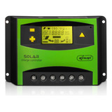 Controlador De Carga Painel Solar Pwm 50a 12v Ou 24v Usb Lcd