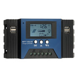 Controlador De Carga Solar 100a 12/24v Mppt, Foco Automático