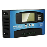 Controlador De Carga Solar 100a Mppt Display Lcd Usb Duplo;