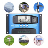 Controlador De Carga Solar 100a Mppt Dual Usb Ld Display