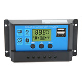 Controlador De Carga Solar Fotovoltaico 12v 24v Usb Pwm