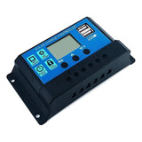 Controlador De Carga Solar Fotovoltaico Pwm Rbl-30a Lcd 30a