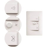 Controlador De Velocidade Ventilador Bivolt Habitat Fame Cor Branco Semi Fosco