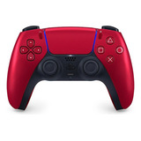 Controlador Joystick Sem Fios Dualsense Para Ps5 Vermelho Vu