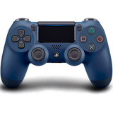 Controlador Sem Fio Playstation4 Dualshock 4 Midnight Blue