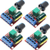 Controlador Velocidade Pwm Motor 12v 5a Dc 5-35v (4 Peças)