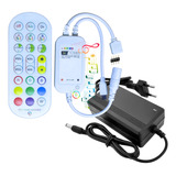 Controladora Rgb Wifi Music + Fonte 10a Para Led 12v Piscina
