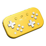 Controle 8bitdo Lite Amarelo Switch Android Mac Pc
