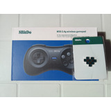 Controle 8bitdo M30 2.4g + Adaptador Para Mega Drive