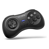 Controle 8bitdo M30 Preto C/ Receptor P/ Mega Drive