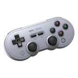 Controle 8bitdo Sn30 Pro Bluetooth Modelo Novo Cinza C62c