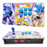 Controle Arcade Fliperama Pc/play3/play4/rasp Basic 2+6