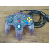 Controle Atomic Purple Translúcido Original Nintendo
