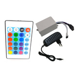 Controle C/ Fonte Controladora Para Fita Led Rgb 3528 E 5050