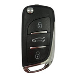 Controle Chave Canivete Peugeot Para Alarme Sistec + Brinde