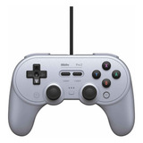 Controle Com Fio 8bitdo Pro 2 Wired Para Pc E Switch C/nf