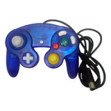 Controle Compatível Com Game Cube / Azul Translúcido (novo)