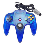 Controle Compatível Com Nintendo 64 N64 Azul Joystick Novo