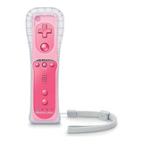 Controle Compatível Com Nintendo Wii E Wii U Rosa