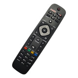 Controle Compatível Tvphilips Smart Teclas Netfli E Youtube