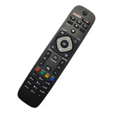 Controle Compatível Tvphilips Smart Teclas Netfli E Youtube