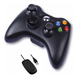 Controle Compatível Xbox 360 E Pc Sem Fio Com Receptor