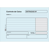 Controle De Caixa Entrada Azul -