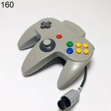 Controle De Nintendo 64 Cinza Com