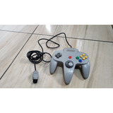 Controle Do Nintendo 64 Cinza Com