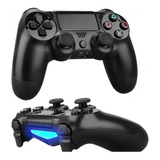 Controle Fca Compatível Com Ps4 Joystick Manete Ps4 Pc Cor Preto