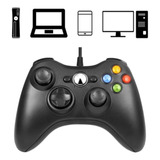 Controle Game Para Xbox 360 Ou Pc Com Fio Joystick Manete 