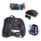 Controle Joystick Knup Kp-cn700 Preto N - Switch Pc P S3 
