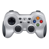 Controle Joystick Logitech F710 Sem Fio Prata E Preto