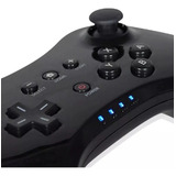 Controle Joystick P/ Nintendo Wiiu Pro Controller Preto