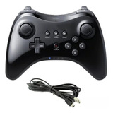 Controle Joystick Para Nintendo Wii U Pro Controller Preto
