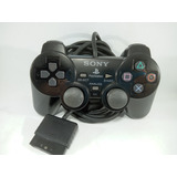 Controle Joystick Ps2 Playstation 2 Original Serie A Preto 