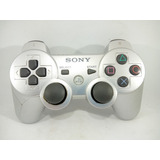 Controle Joystick Ps3 Playstation 3 Prata