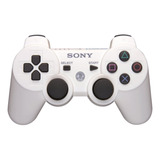 Controle Joystick S/ Fio Sony Playstation Dualshock 3 Branco
