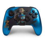 Controle Joystick Sem Fio Acco Brands Powera Enhanced Wireless Controller For Nintendo Switch Satin Chrome Zelda