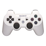 Controle Joystick Sem Fio Sony Playstation Dualshock 3 Branco