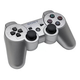 Controle Joystick Sem Fio Sony Playstation Dualshock 3 Silve Cor Silver