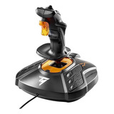Controle Joystick Thrustmaster T.16000m Fcs Preto E Laranja
