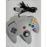 Controle Manete Original Nintendo 64 Oficial N64 Black Steel