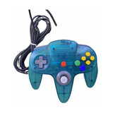 Controle Nintendo 64 Azul Translúcido Original 100% Perfeito